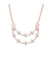 Lovely Gemstone Design Silver Necklaces SPE-4245